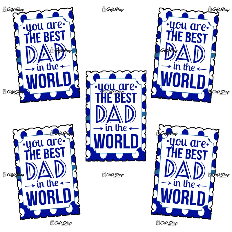 You ar the best dad in the world, magnet frigider mgs088